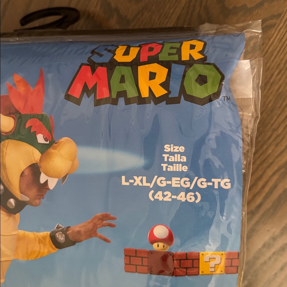 Disguise Nintendo Super Mario Deluxe Bowser Costume Adult L/XL - Picture 13 of 16